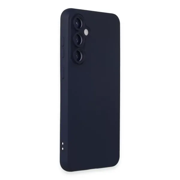 Samsung Galaxy S24 Kılıf Nano İçi Kadife Silikon - Lacivert