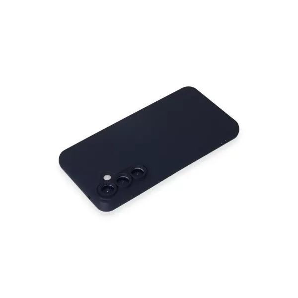 Samsung Galaxy S24 Kılıf Nano İçi Kadife Silikon - Lacivert