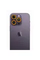 Apple İphone 12 Pro Neon Fosforlu Kamera Lens - Sarı