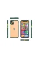 Apple İphone 13 Mini Kılıf Miami Şeffaf Silikon - Koyu Yeşil