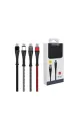 S61 Micro Usb Kablo 1.2m 2.1a - Kırmızı