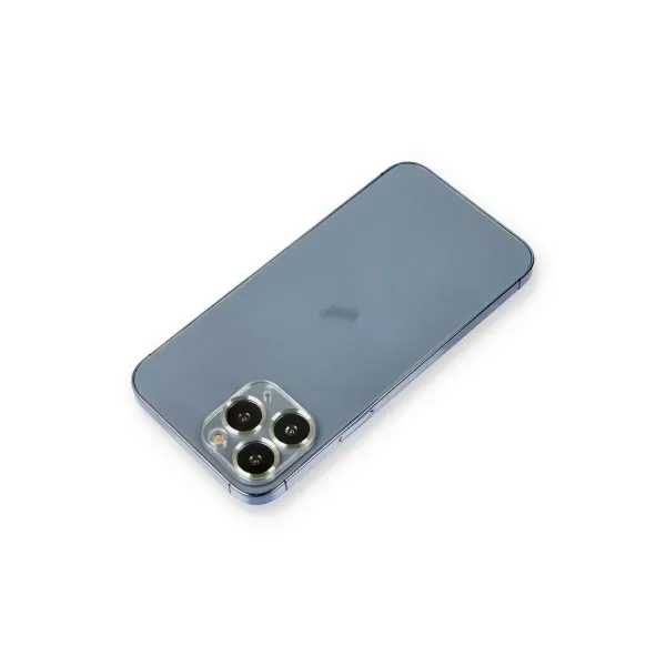 Apple İphone 11 Pro Max Metal Kamera Lens Koruma Cam - Açık Yeşil