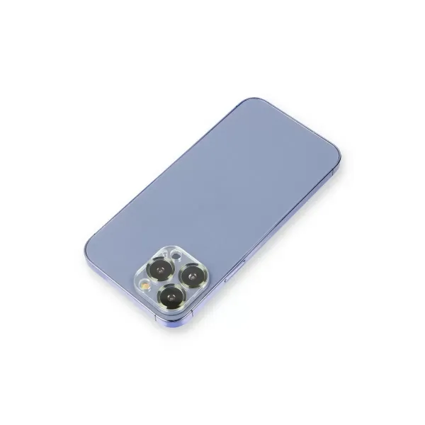 Apple İphone 12 Pro Metal Kamera Lens Koruma Cam - Koyu Yeşil