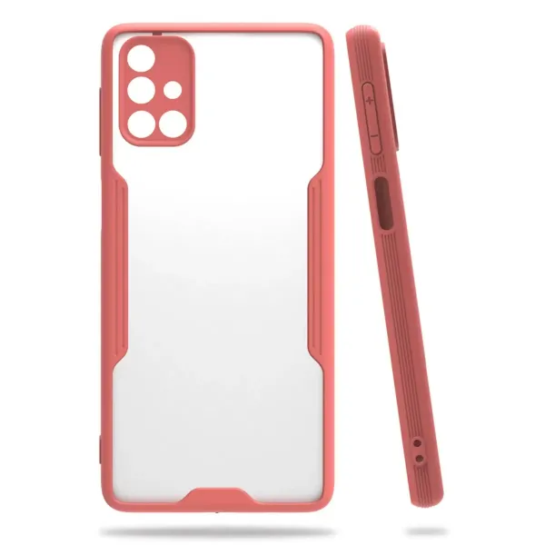 Samsung Galaxy M31s Kılıf Platin Silikon - Pembe