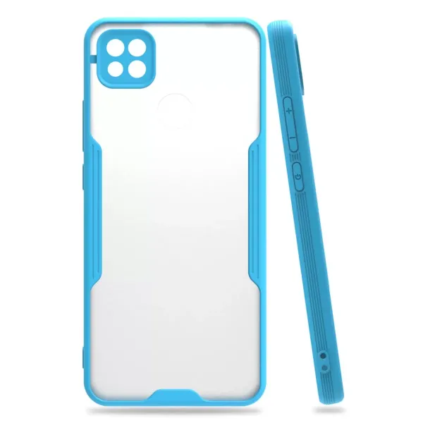 Xiaomi Redmi 9c Kılıf Platin Silikon - Mavi