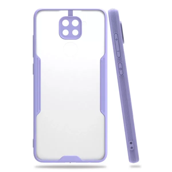 Xiaomi Redmi Note 9 Kılıf Platin Silikon - Lila