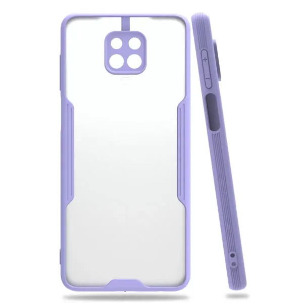 Xiaomi Redmi Note 9s Kılıf Platin Silikon - Lila