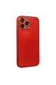 Apple İphone 13 Pro Kılıf Coco Karbon Silikon - Kırmızı