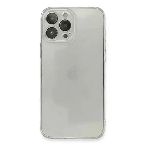 Apple İphone 13 Pro Max Kılıf Fly Lens Silikon - Şeffaf