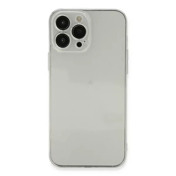 Apple İphone 13 Pro Max Kılıf Fly Lens Silikon - Şeffaf