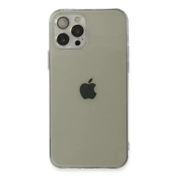 Apple İphone 12 Pro Kılıf Fly Lens Silikon - Şeffaf