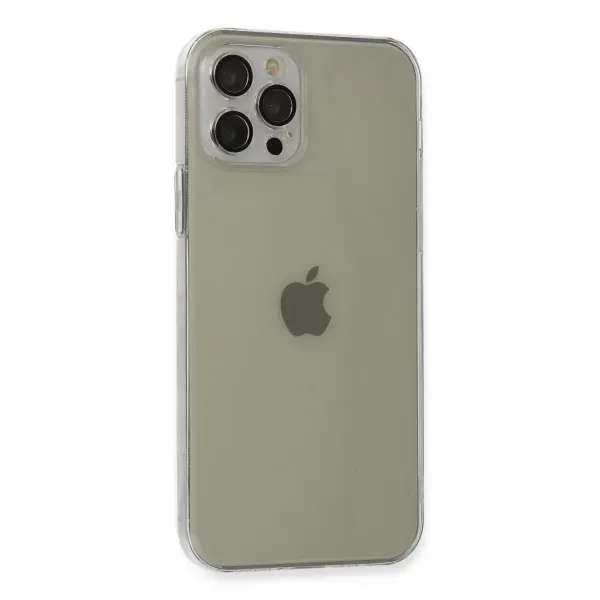 Apple İphone 12 Pro Kılıf Fly Lens Silikon - Şeffaf
