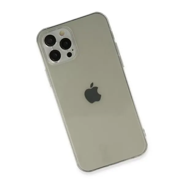 Apple İphone 12 Pro Kılıf Fly Lens Silikon - Şeffaf