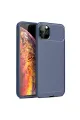 Apple İphone 11 Pro Kılıf Auto Focus Karbon Kapak - Lacivert