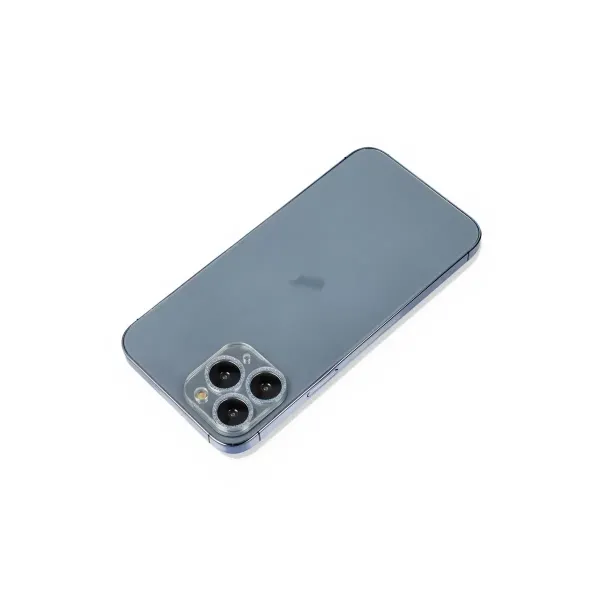 Apple İphone 11 Pro Shine Kamera Lens Koruma Cam - Sierra Blue