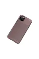 Apple İphone 11 Pro Max Kılıf Auto Focus Karbon Kapak - Kahverengi