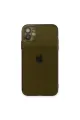Apple İphone 12 Kılıf Fly Lens Silikon - Siyah