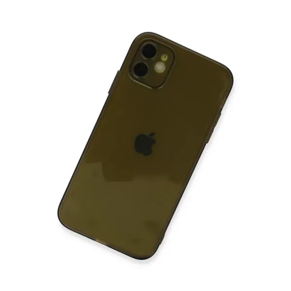 Apple İphone 12 Kılıf Fly Lens Silikon - Siyah