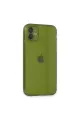 Apple İphone 12 Kılıf Fly Lens Silikon - Yeşil