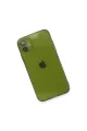 Apple İphone 12 Kılıf Fly Lens Silikon - Yeşil