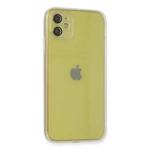 Apple İphone 12 Kılıf Fly Lens Silikon - Şeffaf