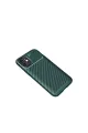 Apple İphone 12 Mini Kılıf Auto Focus Karbon Kapak - Yeşil