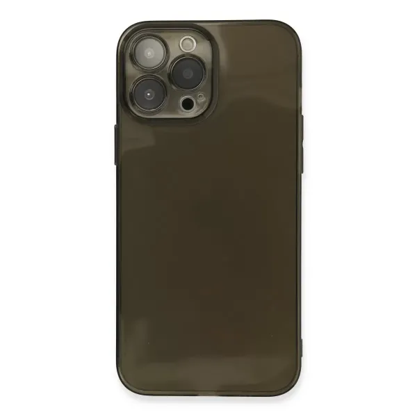 Apple İphone 13 Pro Kılıf Fly Lens Silikon - Siyah
