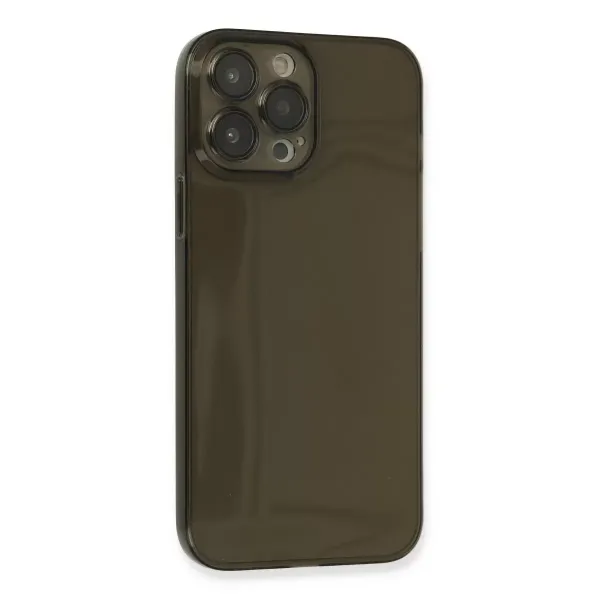 Apple İphone 13 Pro Kılıf Fly Lens Silikon - Siyah