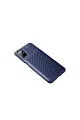 Samsung Galaxy M51 Kılıf Auto Focus Karbon Kapak - Lacivert
