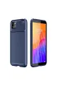 Huawei Y5p Kılıf Auto Focus Karbon Kapak - Lacivert