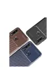 Huawei Y6p Kılıf Auto Focus Karbon Kapak - Siyah