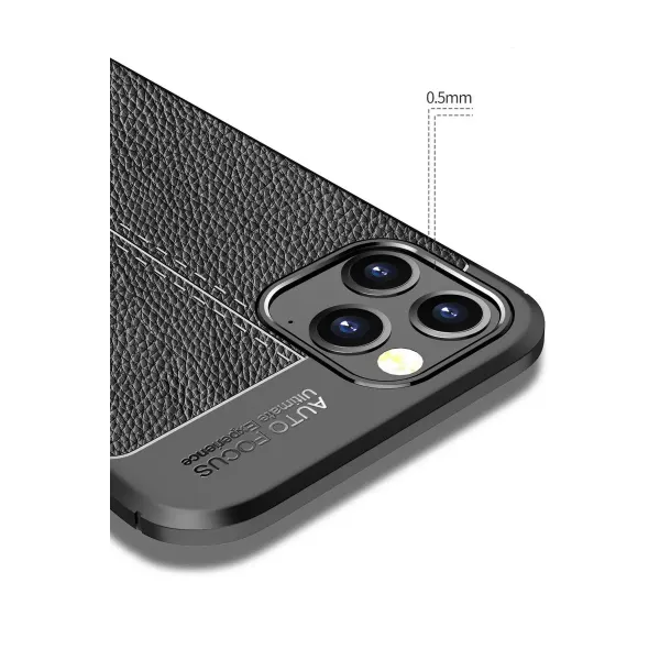 Apple İphone 12 Pro Max Kılıf Auto Focus Kapak - Siyah