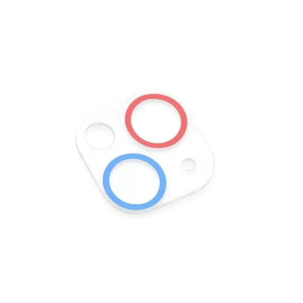 Apple İphone 13 Renkli Kamera Lens Koruma Cam - Pembe-mavi