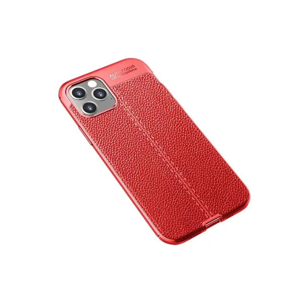 Apple İphone 12 Pro Max Kılıf Auto Focus Kapak - Kırmızı