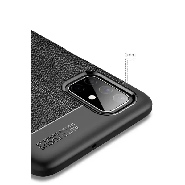 Samsung Galaxy M51 Kılıf Auto Focus Kapak - Siyah