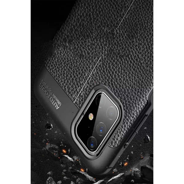 Samsung Galaxy M51 Kılıf Auto Focus Kapak - Lacivert