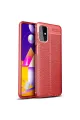 Samsung Galaxy M31s Kılıf Auto Focus Kapak - Kırmızı