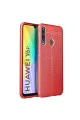 Huawei Y6p Kılıf Auto Focus Kapak - Kırmızı