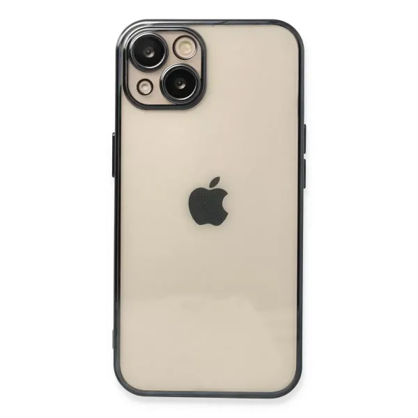 Apple İphone 13 Kılıf Razer Lensli Silikon - Siyah