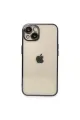 Apple İphone 13 Kılıf Razer Lensli Silikon - Siyah