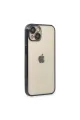 Apple İphone 13 Kılıf Razer Lensli Silikon - Siyah