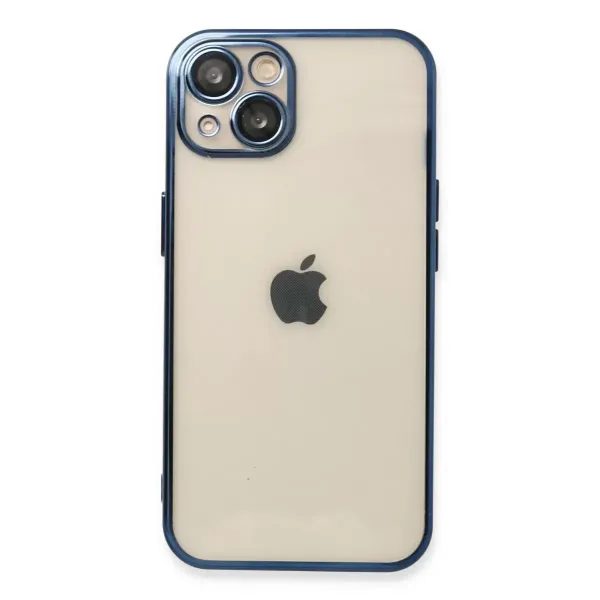 Apple İphone 13 Kılıf Razer Lensli Silikon - Lacivert
