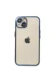 Apple İphone 13 Kılıf Razer Lensli Silikon - Lacivert