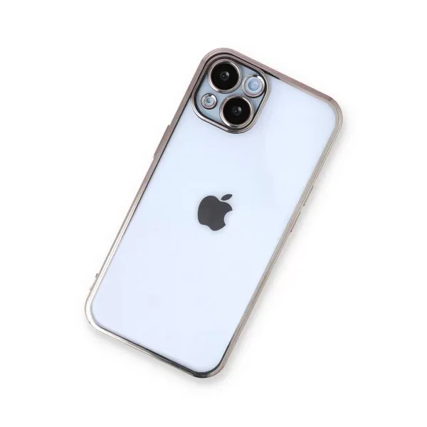 Apple İphone 13 Kılıf Razer Lensli Silikon - Gold