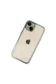 Apple İphone 13 Kılıf Razer Lensli Silikon - Yeşil