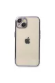 Apple İphone 13 Kılıf Razer Lensli Silikon - Mor