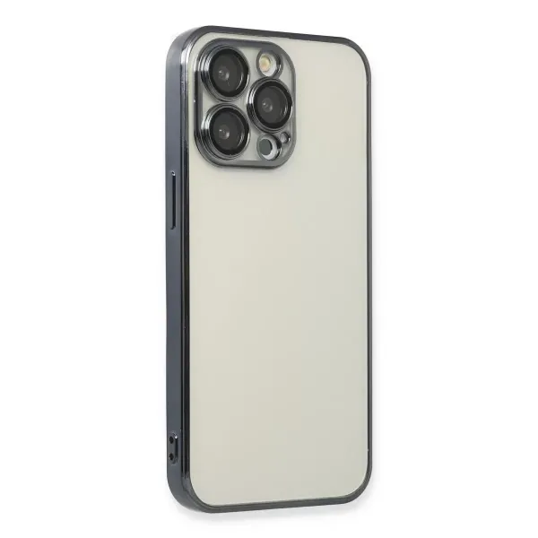 Apple İphone 13 Pro Kılıf Razer Lensli Silikon - Siyah