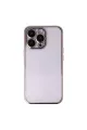 Apple İphone 13 Pro Kılıf Razer Lensli Silikon - Gold