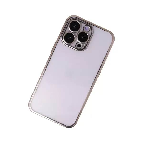 Apple İphone 13 Pro Kılıf Razer Lensli Silikon - Gold