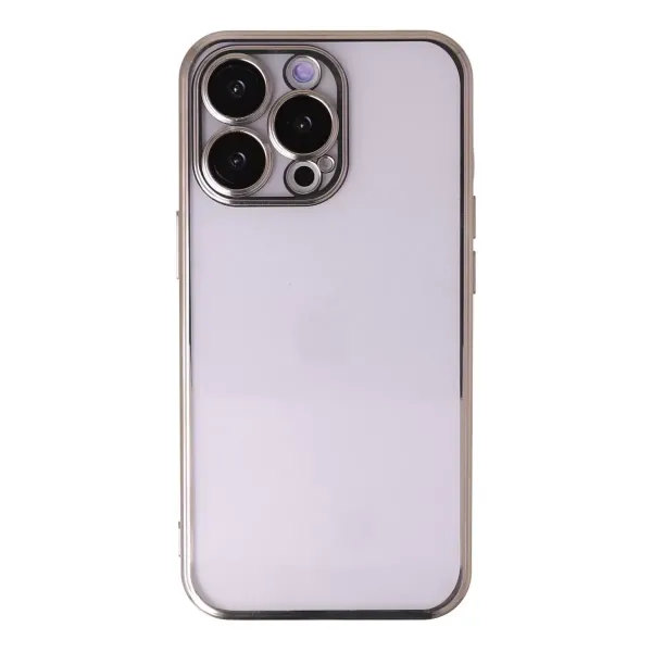 Apple İphone 13 Pro Max Kılıf Razer Lensli Silikon - Gold